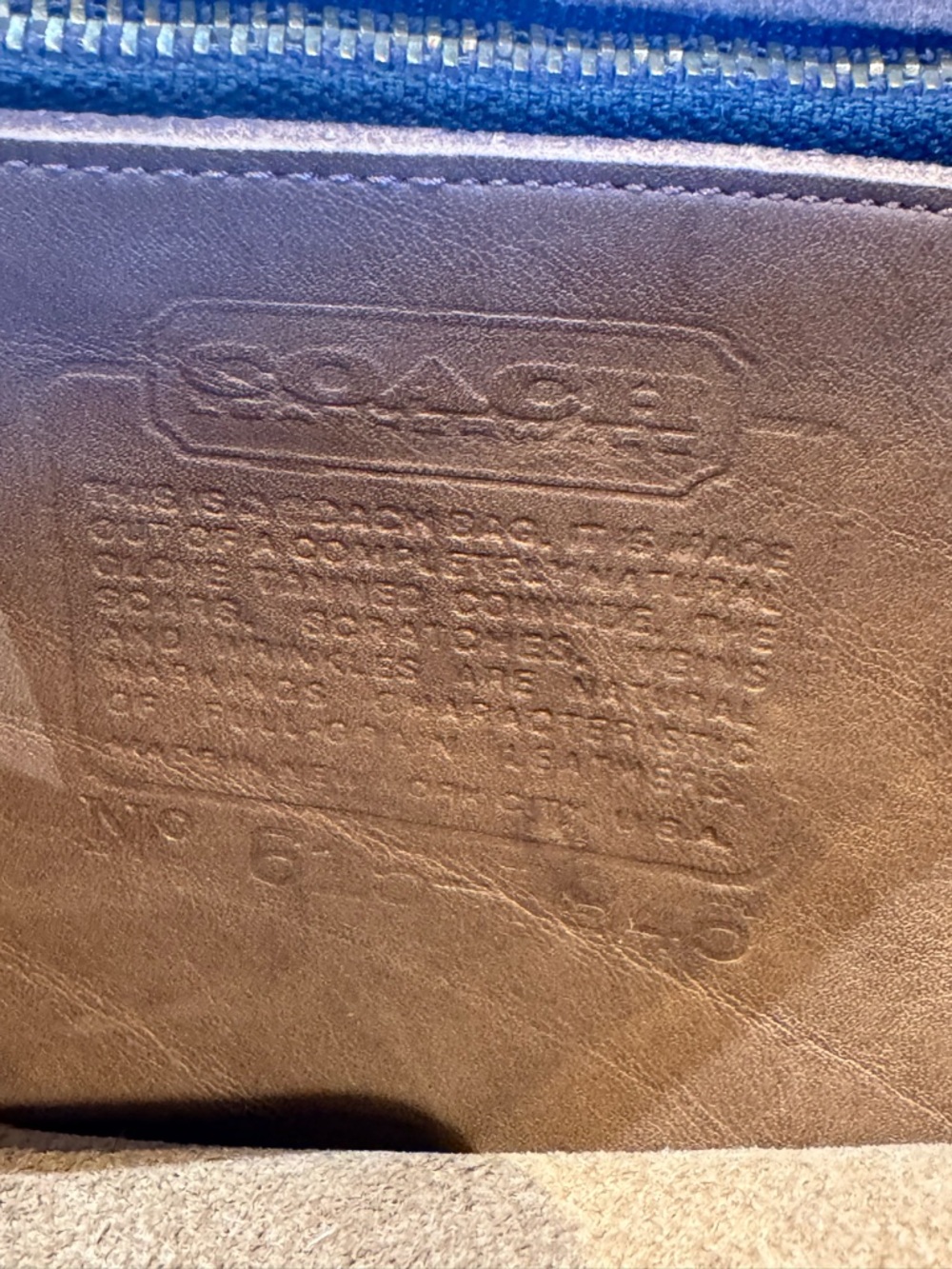 Coach Vintage Stewardess Leather Shoulder Bag - Picture 6 of 7